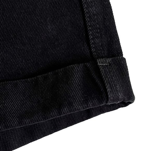 American Apparel The High Waisted Cuff Short Black 27 - Picture 13 of 16